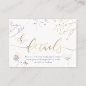 wildbloemen Weddenschap Website Kaart (Voorkant)