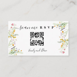 Wildbloemen Weddenschap Website met QR CODE Informatiekaartje