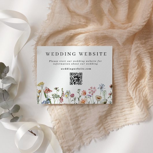  Wildbloemen Weduwwebsite QR-code Informatiekaartje
