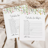 Wildbloemen wenst baby