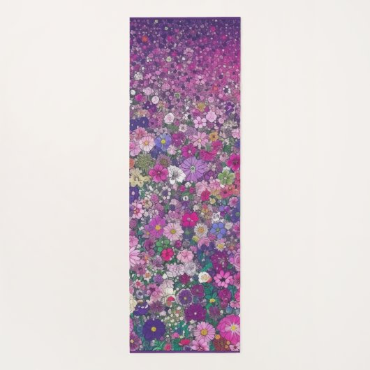 Wildbloemen Yogamat (Achterkant)