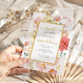 Wildbloemen zacht bloemzoet 16 Verjaardag Kaart