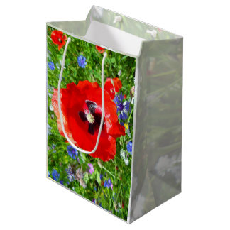 WILDBLOEMENWEIDE CADOZAK MEDIUM CADEAUZAKJE