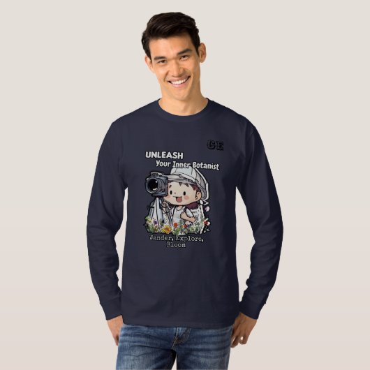 Wildbloemexploratie T-shirt (Voorkant volledig)