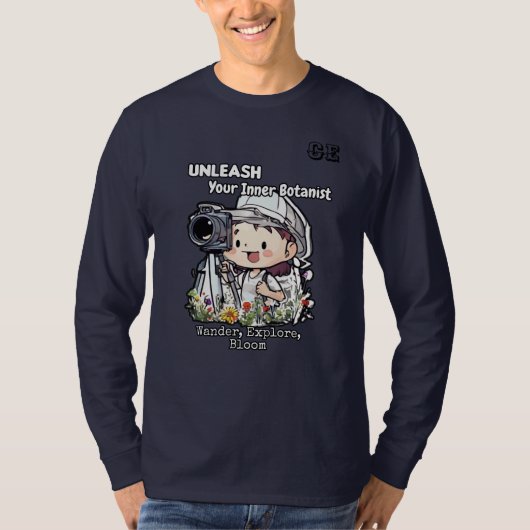 Wildbloemexploratie T-shirt (Voorkant)