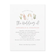 wildbloemflorale champagne modern script kondigt a