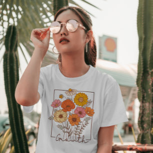 Wildbloemgroei T-shirt