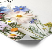 Wildbloemgunsten Poster (Hoek)