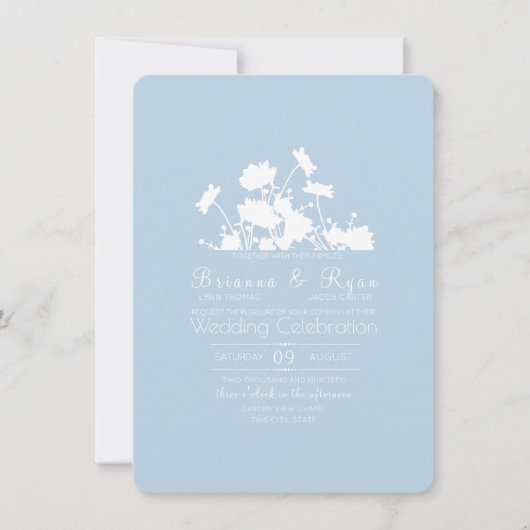 Wildbloeminkt Korenbloem Blauw Kaart (Voorkant)