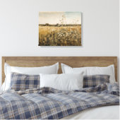 Wildbloemlandschap canvas Print (Insitu (Slaapkamer))