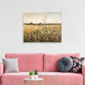 Wildbloemlandschap canvas Print (Insitu (Woonkamer))