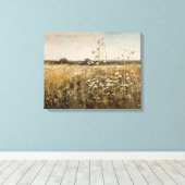 Wildbloemlandschap canvas Print (Insitu (Houten vloer))
