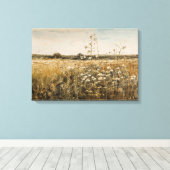 Wildbloemlandschap  canvas Print (Insitu (Houten vloer))