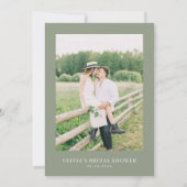 Wildbloemliefde in bloei bruids douche uitnodiging (Achterkant)