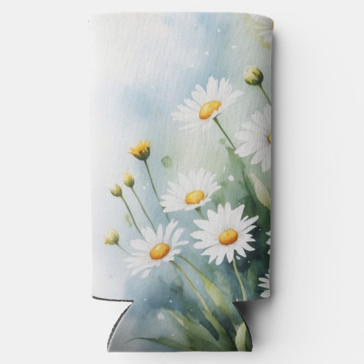 Wildbloemmadeliefjes Seltzer Blikjeskoeler (Achterkant)