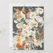 Wildbloempaddestoel | Boho 1e verjaardag Kaart (Achterkant)