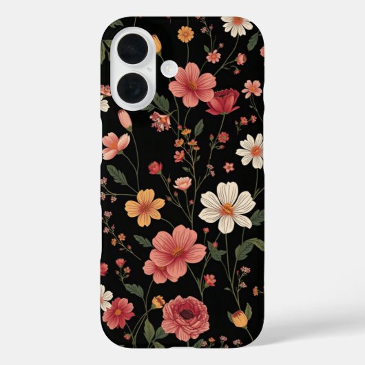 wildbloempatroon Case-Mate iPhone case (Achterkant)