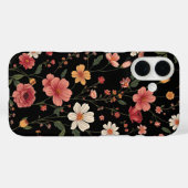 wildbloempatroon Case-Mate iPhone case (Achterkant (horizontaal))