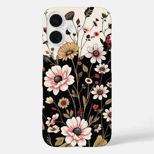 wildbloempatroon Case-Mate iPhone case (Achterkant)