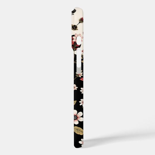 wildbloempatroon Case-Mate iPhone case (Achterkant / Links)