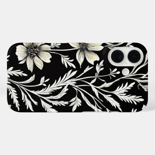 wildbloempatroon Case-Mate iPhone case (Achterkant (horizontaal))