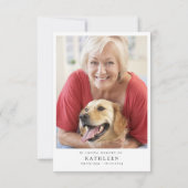 Wildbloemsympathie begrafenis bedankkaart (Achterkant)