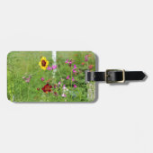 wildbloemtuin bagagelabel (Voorkant horizontaal)