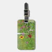 wildbloemtuin bagagelabel (Voorkant verticaal)