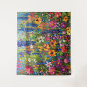 Wildbloemveld Acryl schilderij Wandkleed (Voorkant)