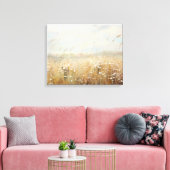 Wildbloemveld Landschap Olieverfschilderij Canvas Afdruk (Insitu (Woonkamer))