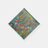 Wildbloemveld waterverf schilderij servet (Hoek)