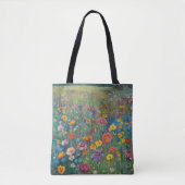 Wildbloemveld waterverf schilderij tote bag (Voorkant)