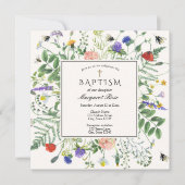 Wildbloemvelden en honingbijendoop kaart (Voorkant)