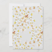 wildbloemweide floral Vrijgezellenfeest uitnodigen Kaart (Achterkant)