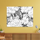 Wildbloes Honeybees Art Print Canvas Groot (Insitu (Woonkamer))