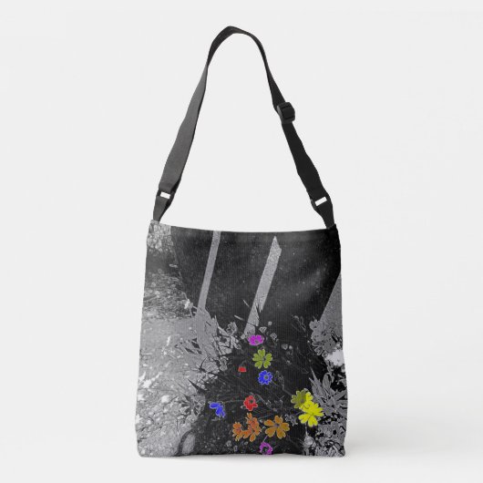 Wildblumen Crossbody Tas (Achterkant)