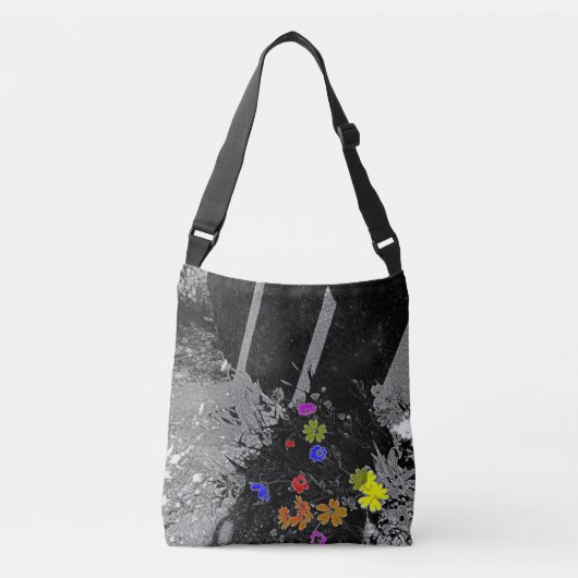 Wildblumen Crossbody Tas (Voorkant)