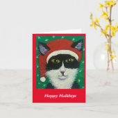 Wildboy Kerstman Kaart (Gele Bloem)