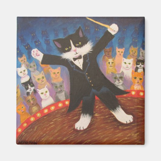 Wildboy kijkt naar de muziek magneet (Voorkant)