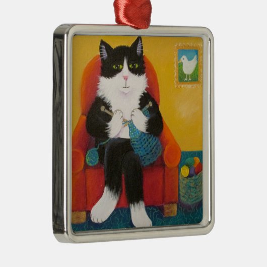 Wildboy Knits. Metalen Ornament (Rechts)