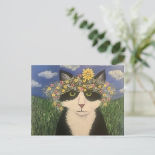 Wildboy Wreath Briefkaart (Staand voorkant)