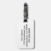 Wildcat for Life Bagagelabel (Achterkant verticaal)