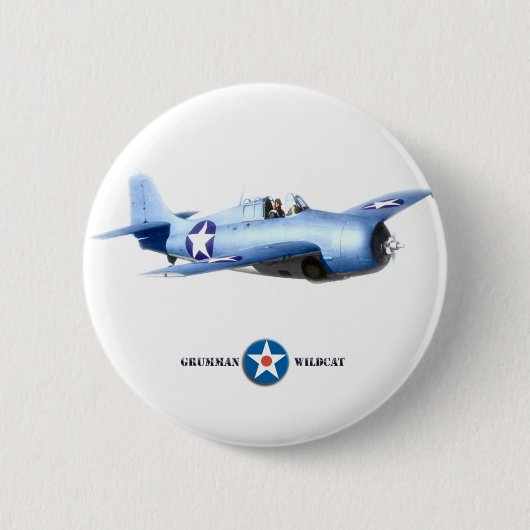 Wildcat-knop Ronde Button 5,7 Cm (Voorkant)