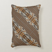 Wildcat Matrix - Bengal Cat Leopard Coffee Pillow Accent Kussen (Voorkant(Verticaal))