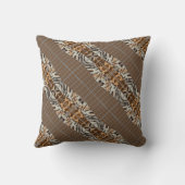 Wildcat Matrix - Bengal Cat Leopard Coffee Pillow Kussen (Achterkant)