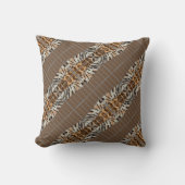 Wildcat Matrix - Bengal Cat Leopard Coffee Pillow Kussen (Voorkant)