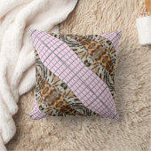 Wildcat Matrix - Bengal Cat Leopard Pink Rose Kussen (Deken)