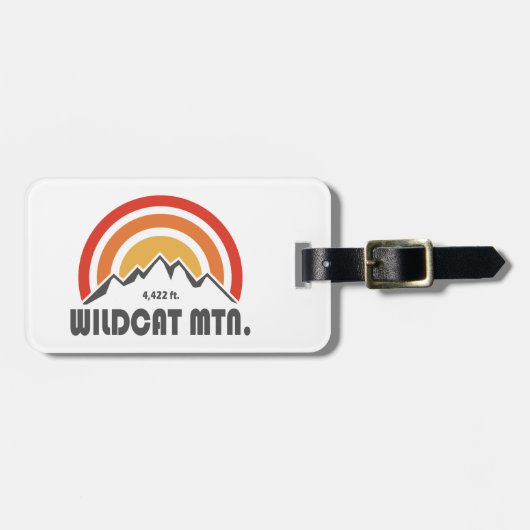 Wildcat Mountain New Hampshire Bagagelabel (Voorkant horizontaal)