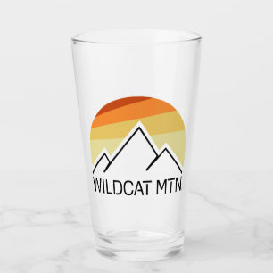 Wildcat Mountain New Hampshire Retro Glas
