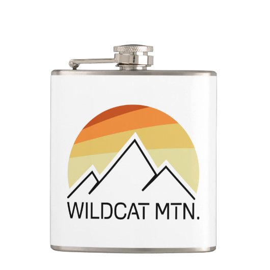 Wildcat Mountain New Hampshire Retro Heupfles (Voorkant)
